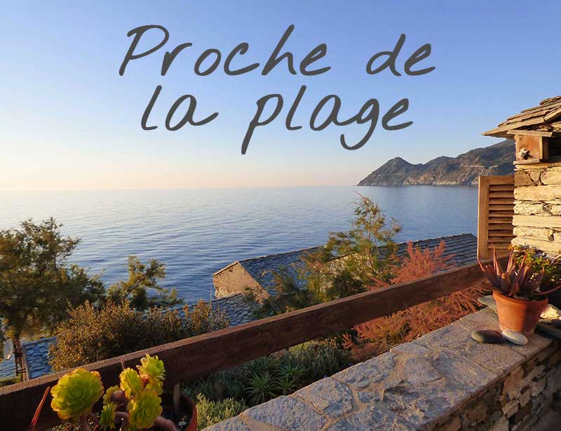 Location de vacances dans le Cap Corse proche de la mer (Corse du Nord)